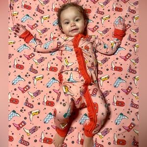 Kiki + Lulu bamboo convertible footie 18-24 months